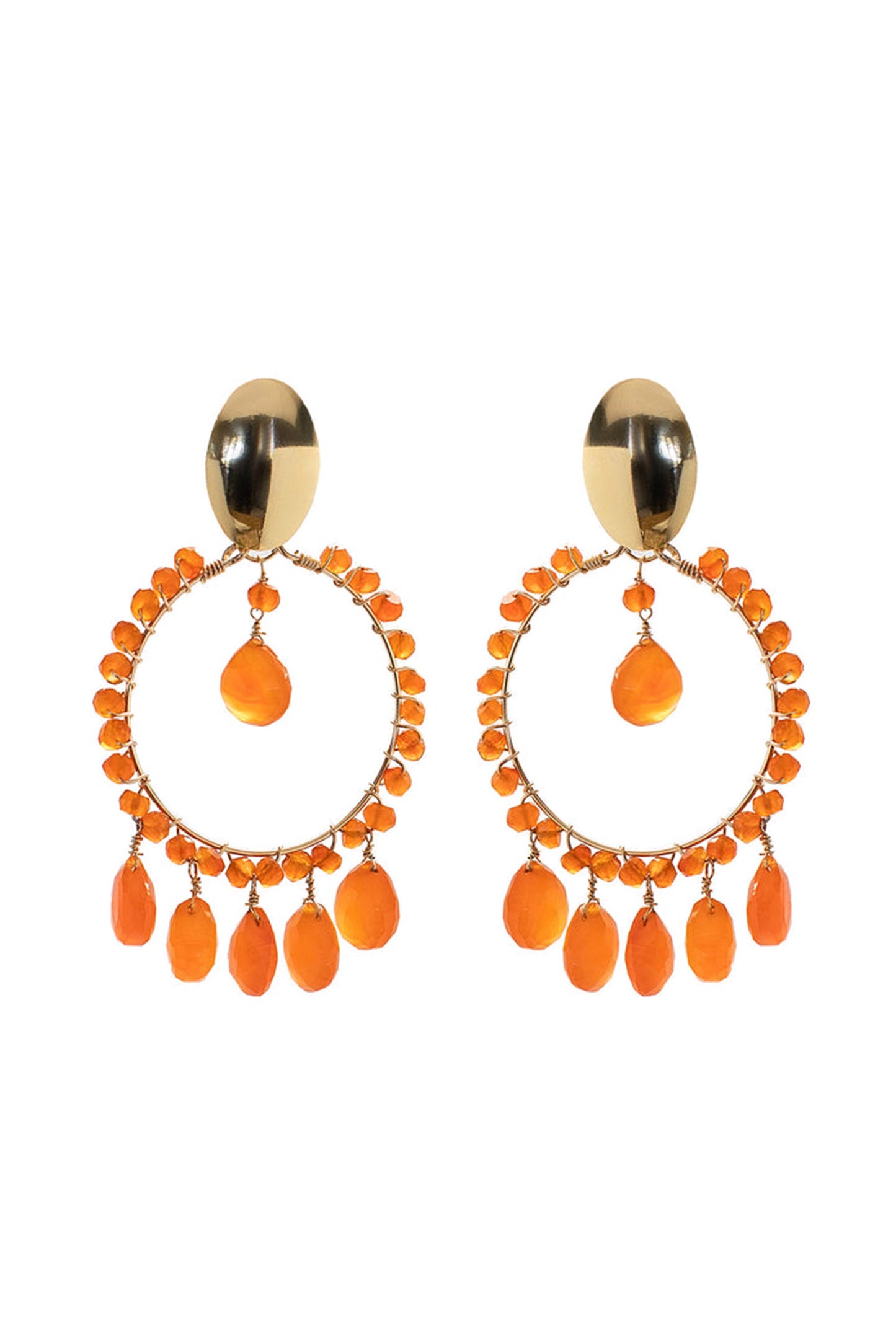 Carnelian Cara Earrings