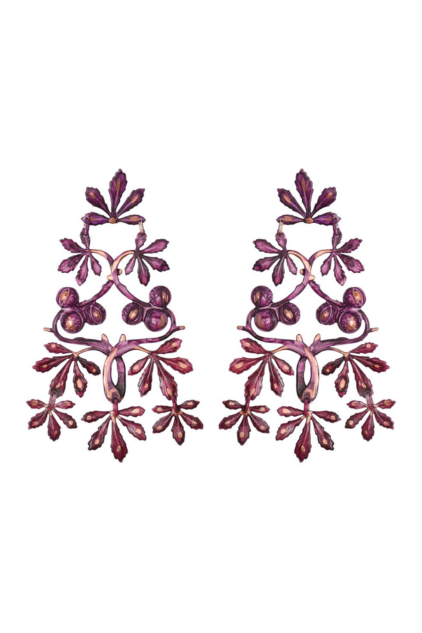 Maraval Earrings - Plum